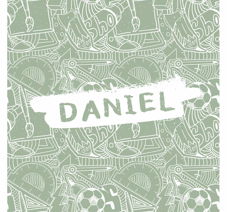 green school chalk blind teens - TenStickers