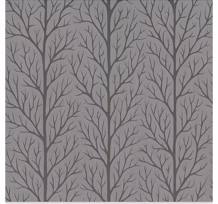 Grey forest trees dining room blind - TenStickers