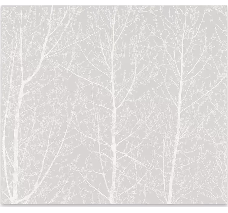 Grey winter trees dining room blind - TenStickers