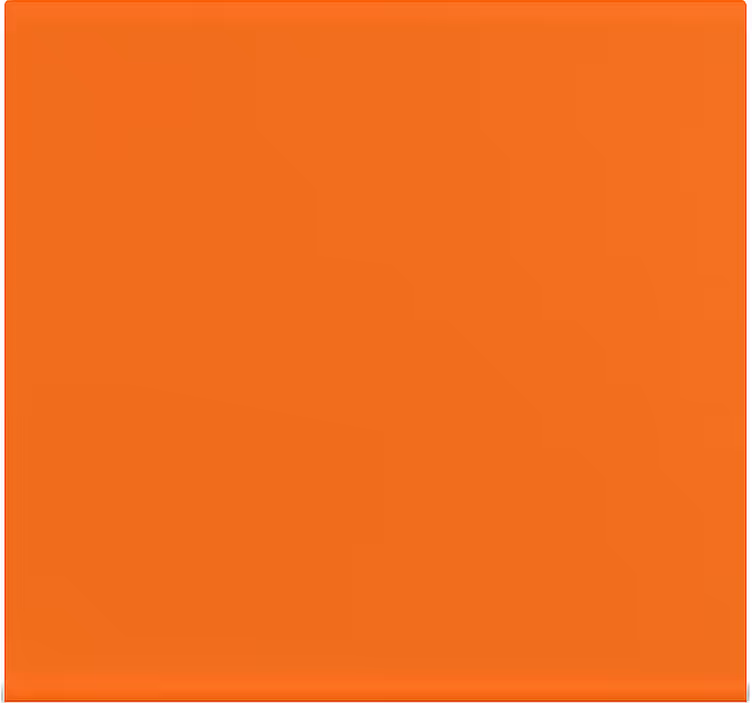 Burnt orange monocolour dining room blind - TenStickers