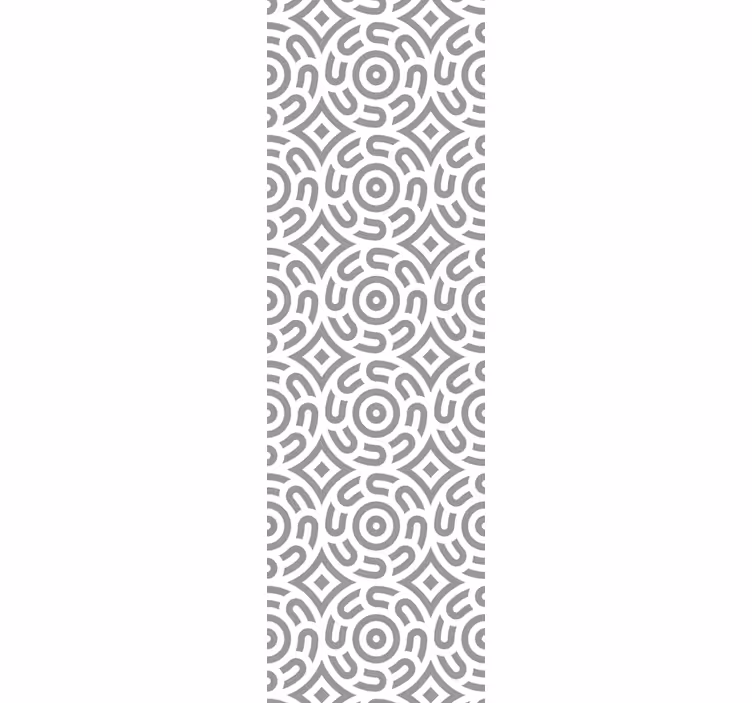 Dining room blind geometric spirals design - TenStickers