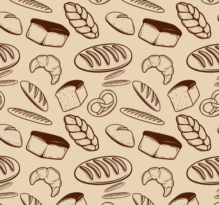 Blind kitchen bakery elements pattern - TenStickers