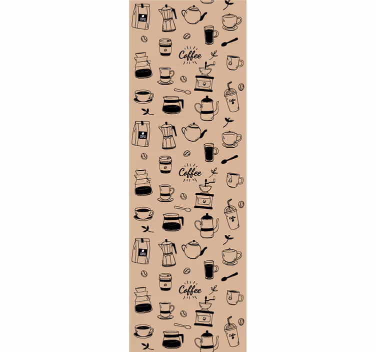 Blind kitchen coffee design - TenStickers