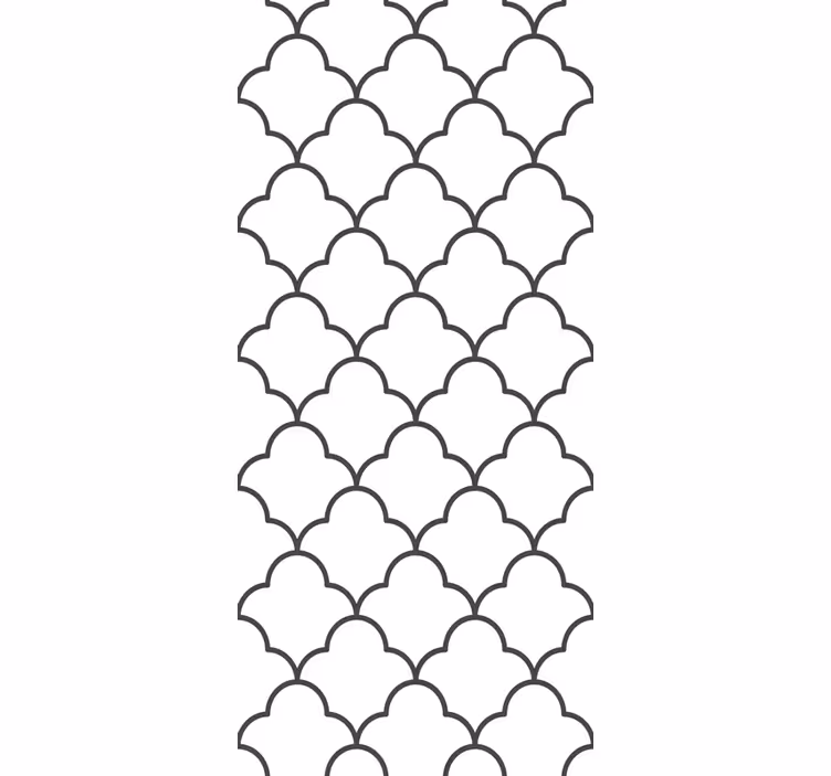 Blind kitchen with geometric moroccan design - TenStickers