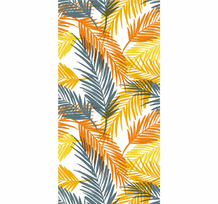 Blind kitchen tropical palm leaves design - TenStickers