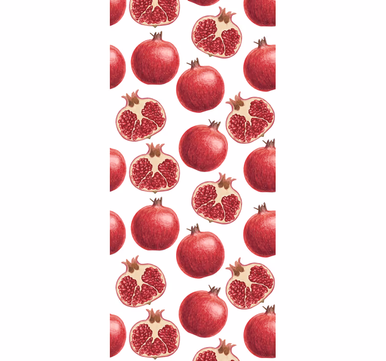 Blind kitchen colorful pomegranates design - TenStickers