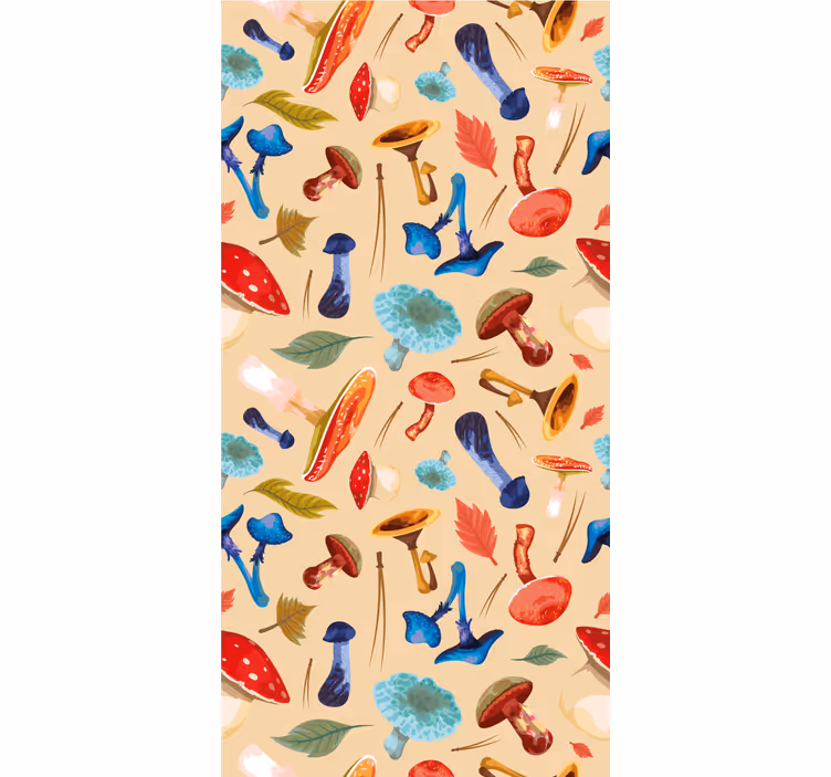 Blind kitchen wash drawing mushroom set - TenStickers