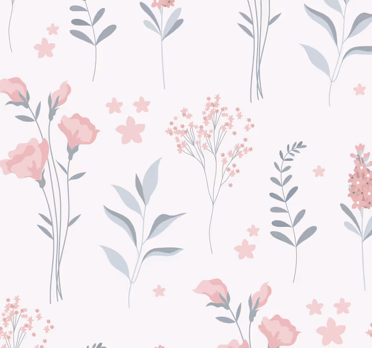 Blind kitchen pink blossom flowers design - TenStickers