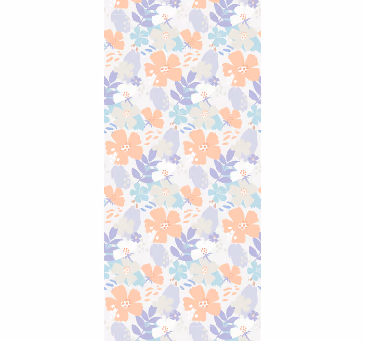 Blind kitchen nordic style original floral design - TenStickers
