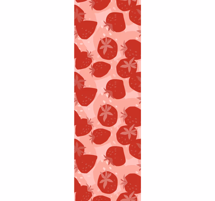 Blind kitchen abstract seamless red strawberries - TenStickers