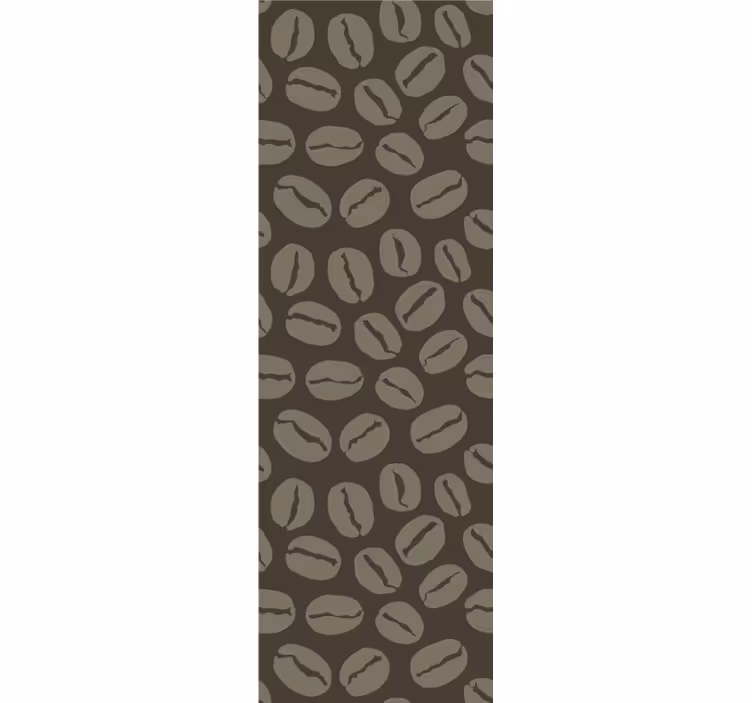 Blind kitchen dark coffee beans - TenStickers