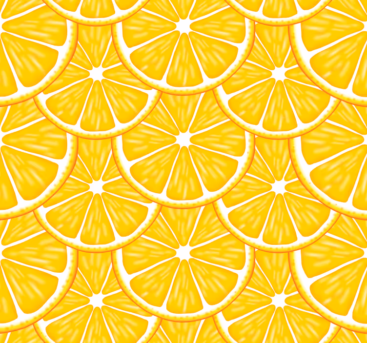 Blind kitchen orange design - TenStickers