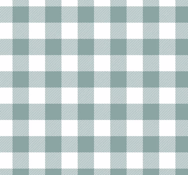 Blind kitchen green tartan - TenStickers