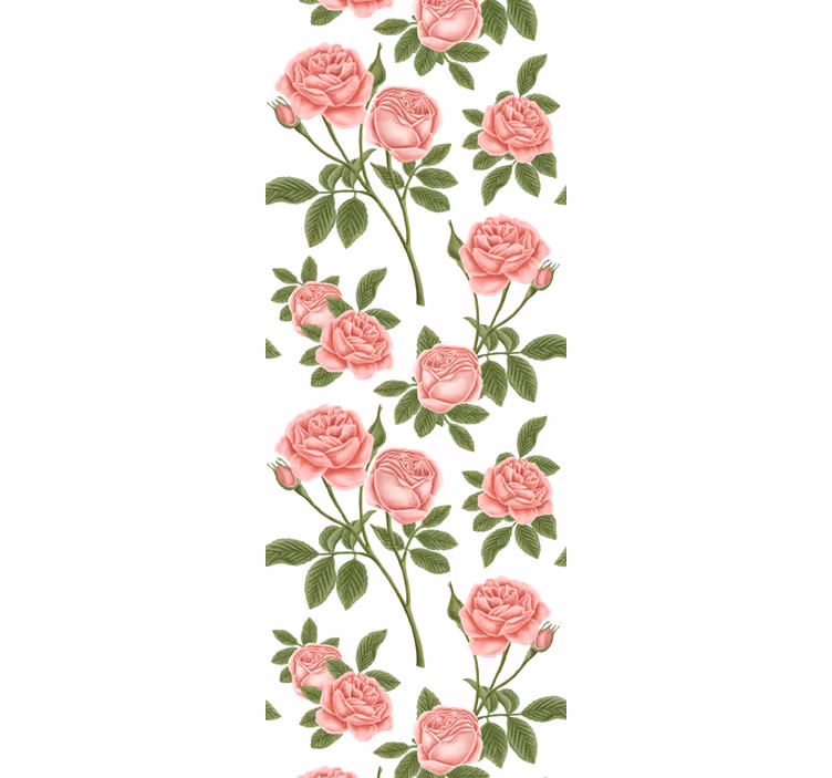 Blind kitchen floral print roses - TenStickers