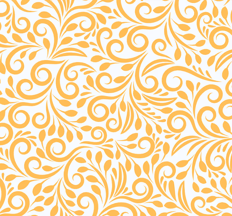 Blind kitchen with yellow polish flowers - TenStickers