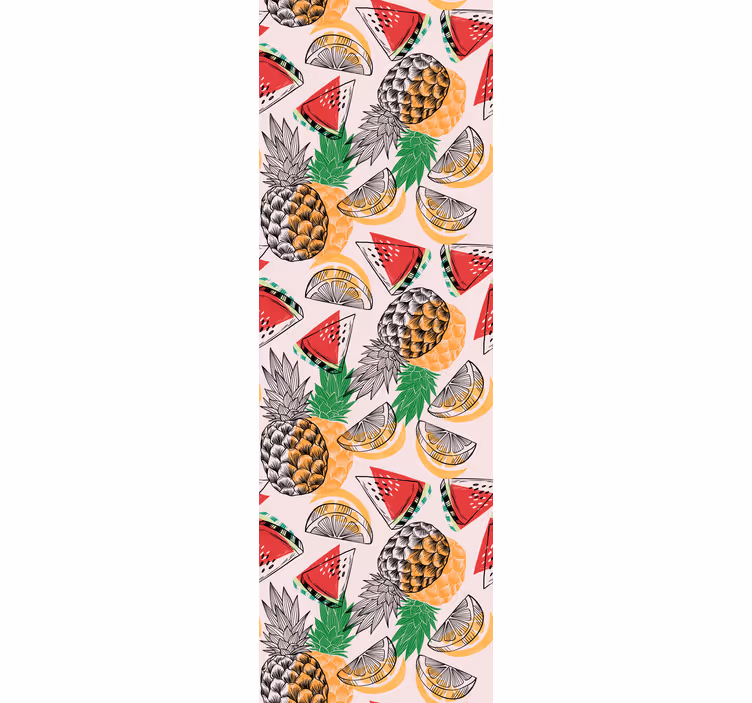 Blind kitchen pineapple summer print - TenStickers