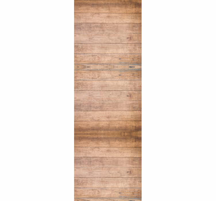 Dining room blind in horizontal rustic wood - TenStickers