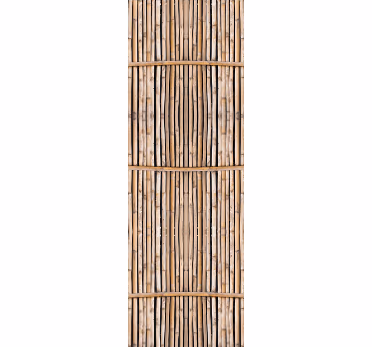 Dining room blind handcrafted imitation bamboo canes - TenStickers
