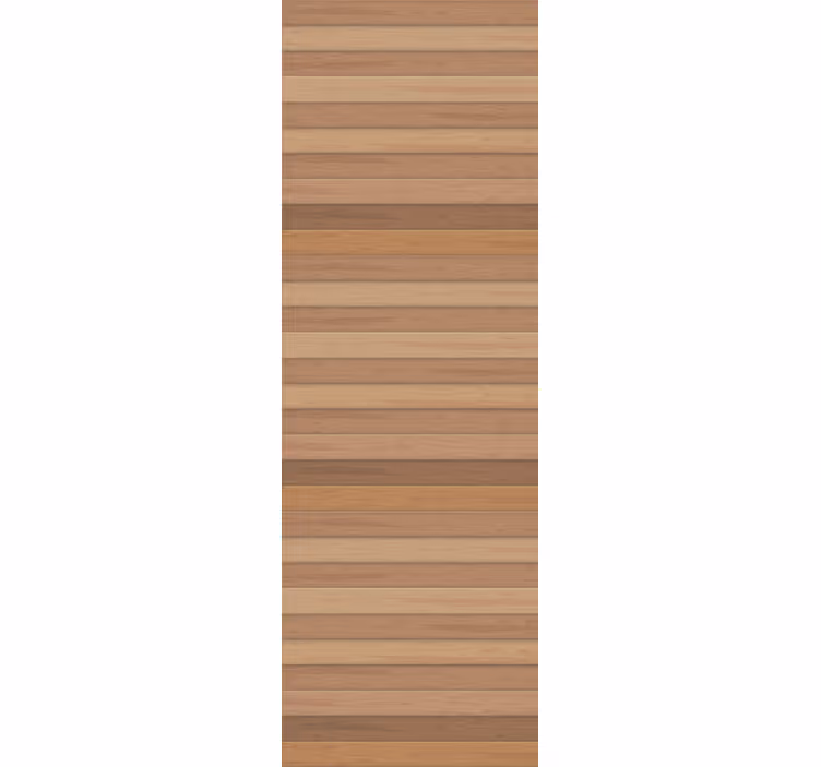 Elegant rustic wood dining room blind - TenStickers