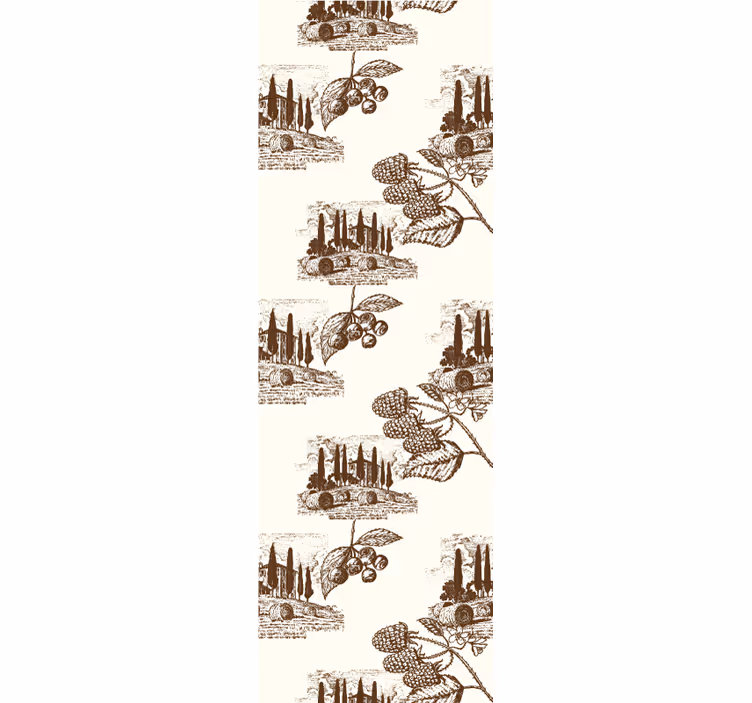 Dining room blind french provincial country life design - TenStickers