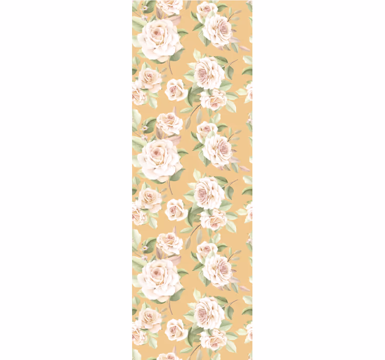 Dining room blind with french provincial roses pattern - TenStickers