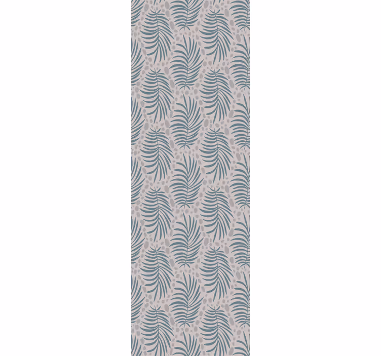 Dining room blind tropical blue hamptons pattern - TenStickers