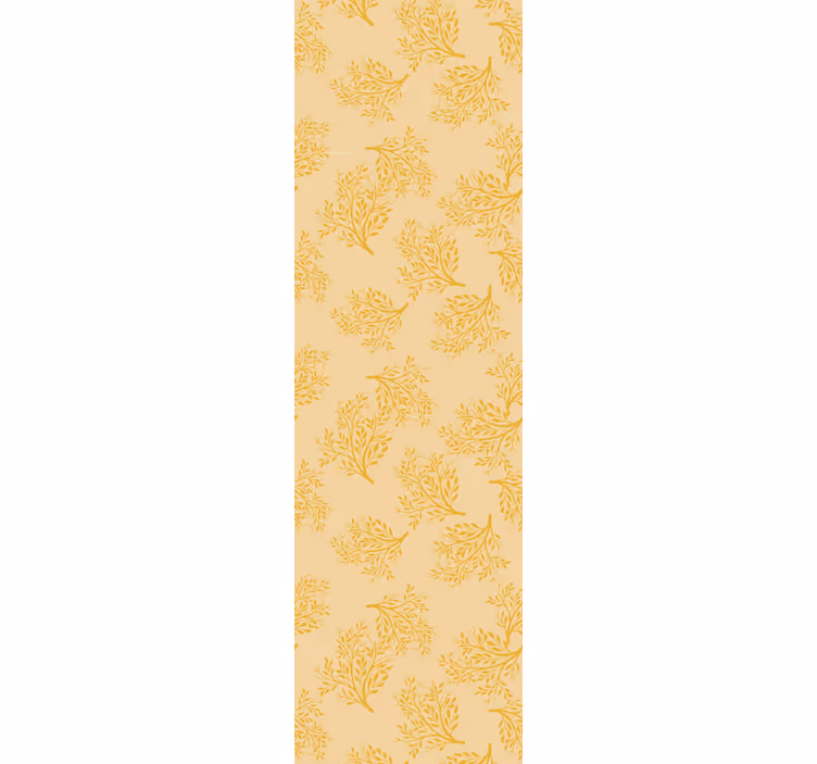 Dining room blind with nordic orange trees design - TenStickers