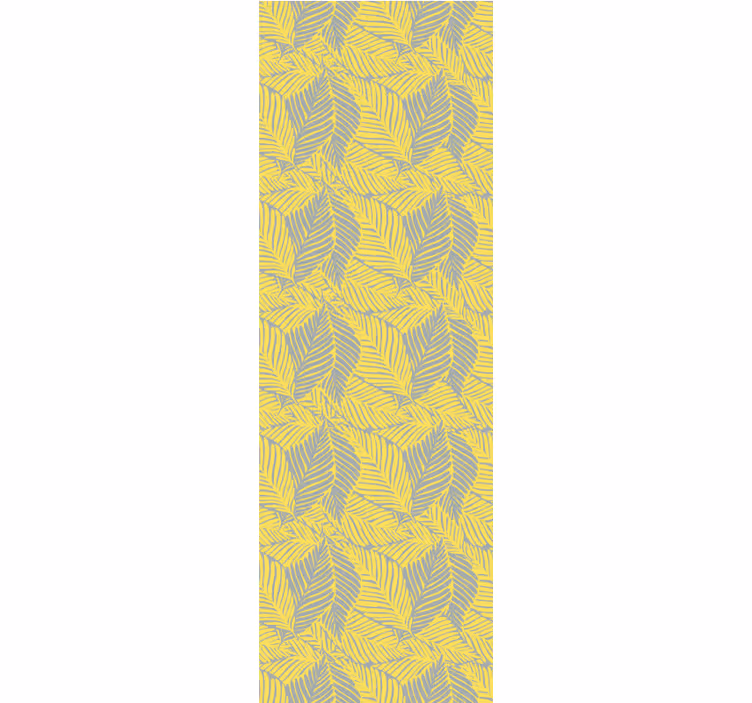 Dining room blind in pantone tropical leaves - TenStickers