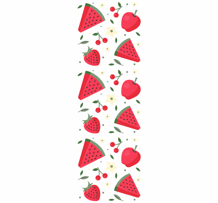 Dining room blind with assorted fruit pattern - TenStickers