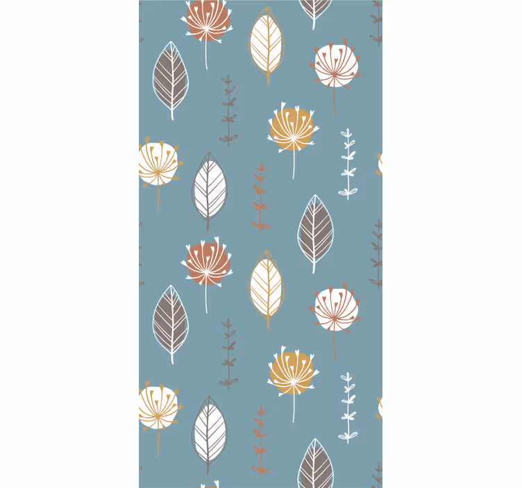 Dining room blind nordic park design - TenStickers