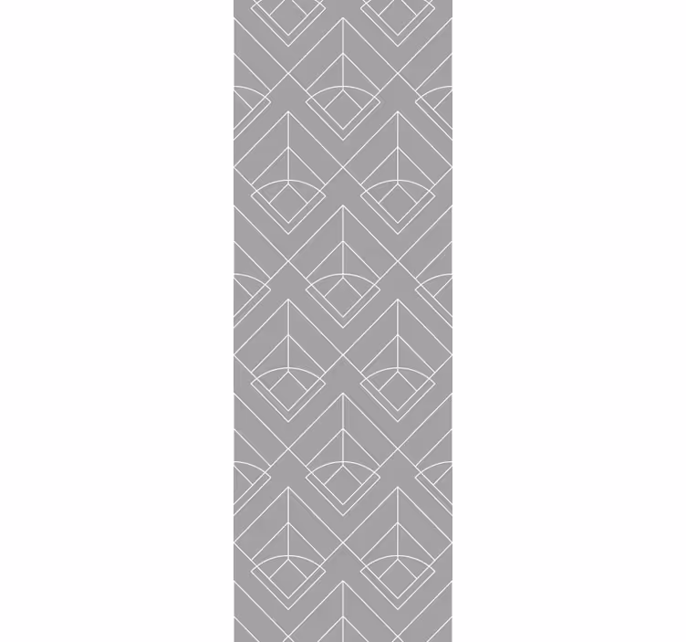 Dining room blind with elegant white stripes - TenStickers