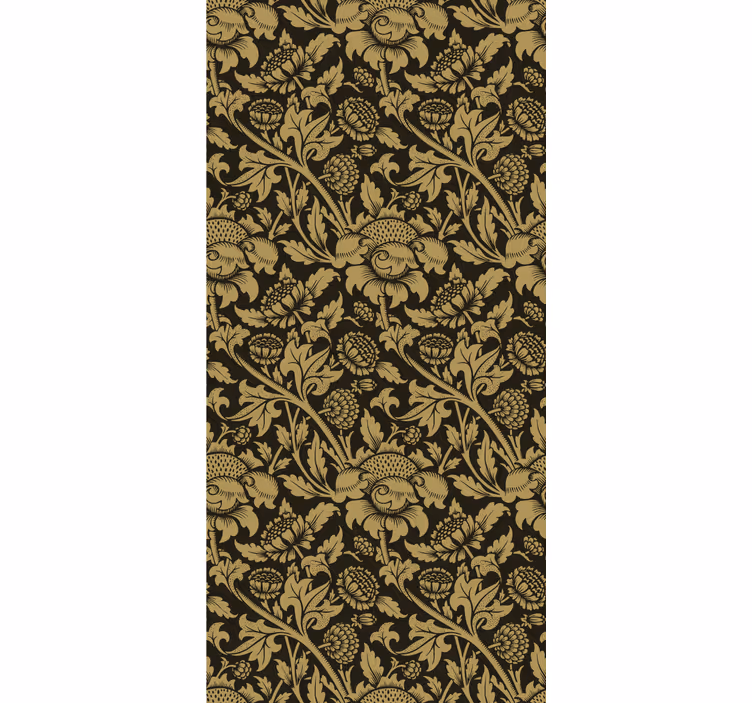 Dining room blind vintage french floral design - TenStickers