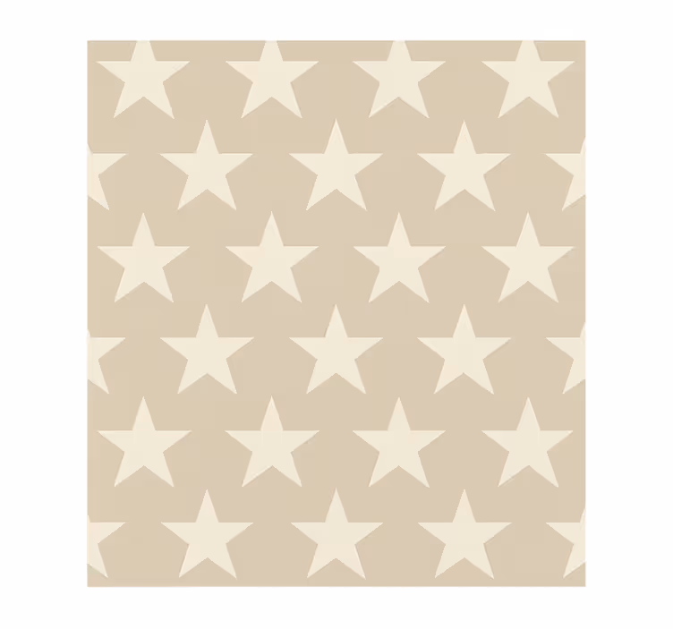Blind teens in a beige stars pattern - TenStickers