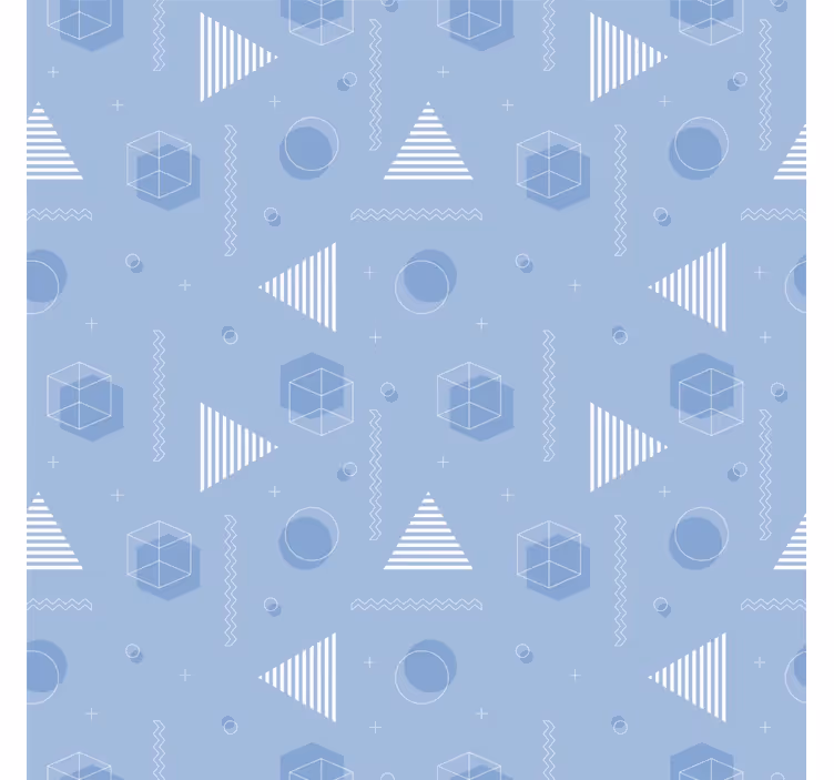 Blind teens geometric blue design - TenStickers