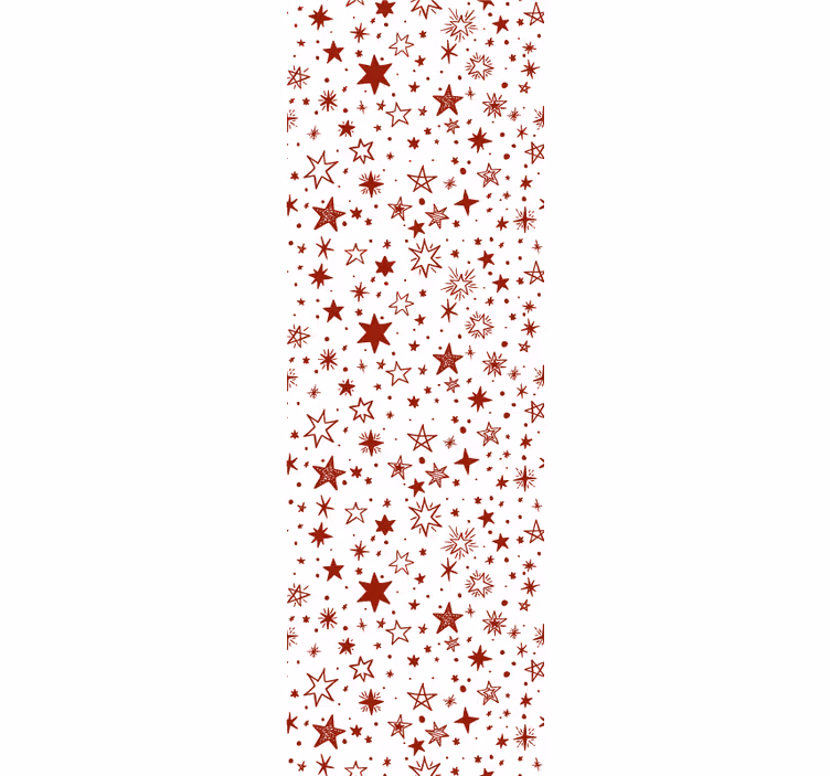Blind teens red watercolor star - TenStickers