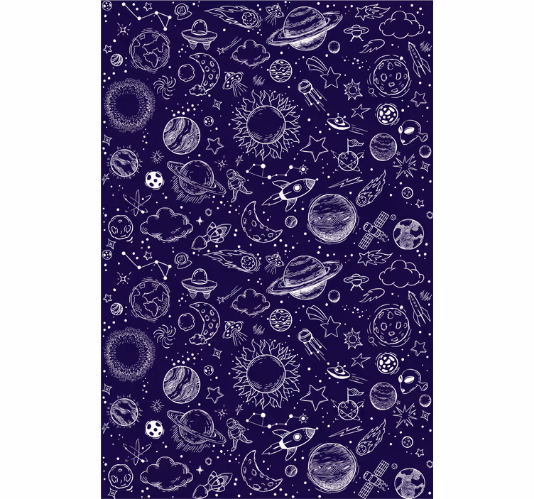 Blind teens cosmic sketch - TenStickers
