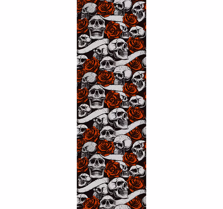 Blind teens skulls and roses design - TenStickers