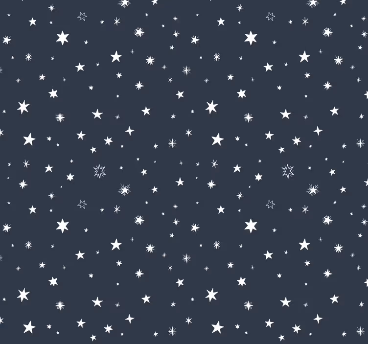 Blind teens under the starry night sky - TenStickers