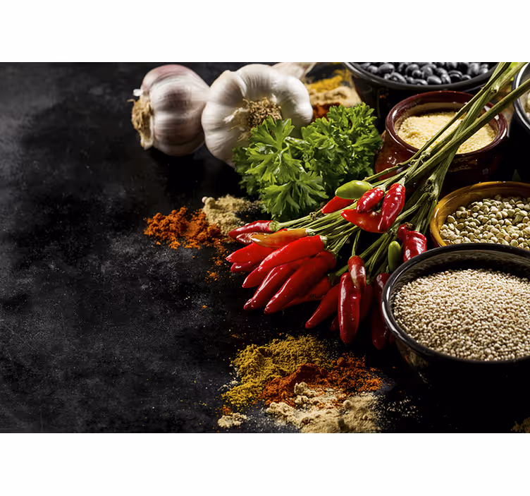 Blind kitchen flavorful spice cooking - TenStickers