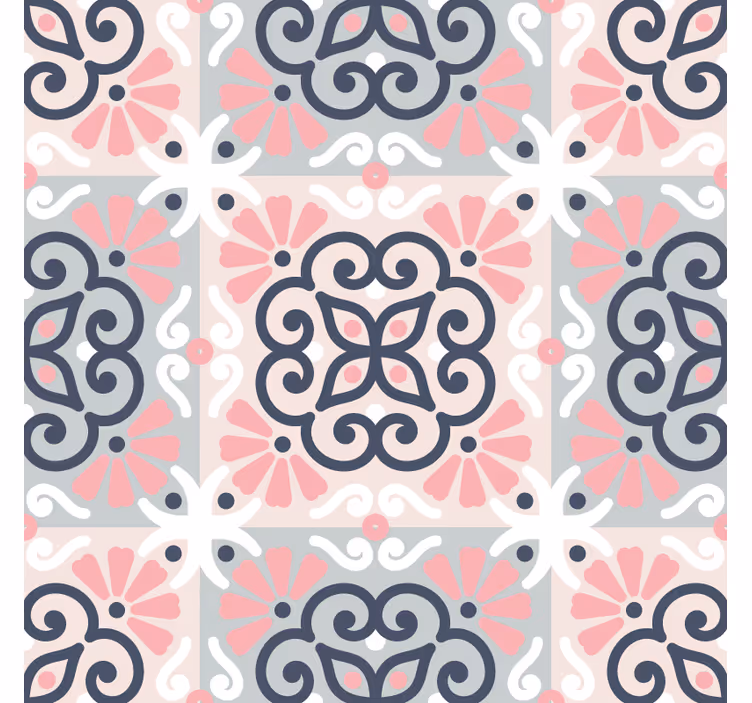 Blind kitchen mandala tile design - TenStickers