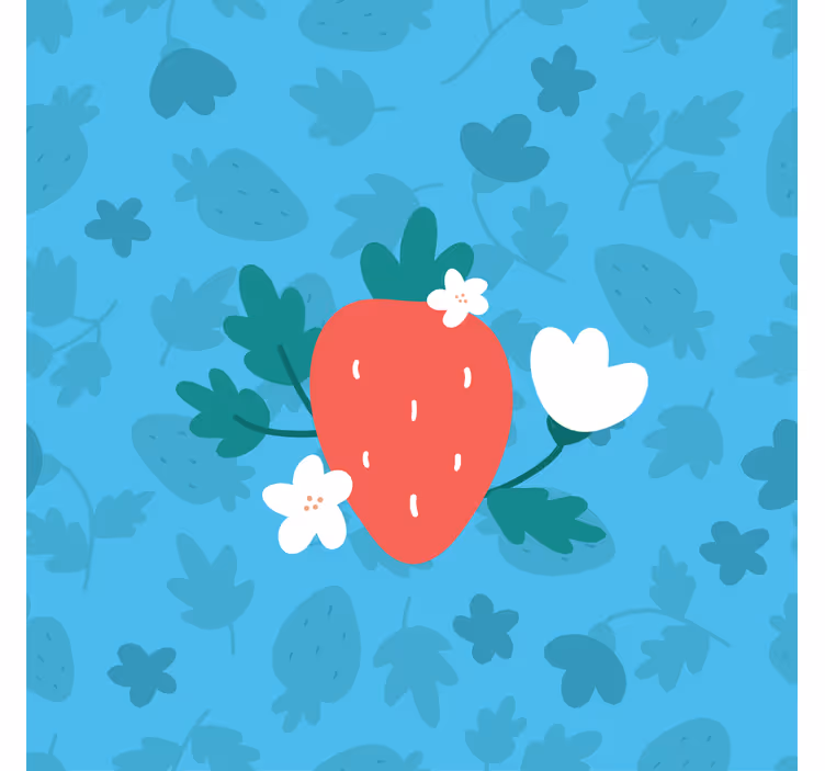 Blind kitchen colorful fruits and flower design - TenStickers