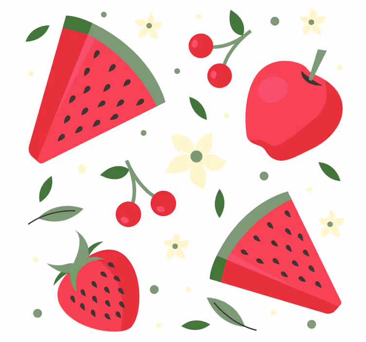 Blind kitchen variety of fruit pattern - TenStickers