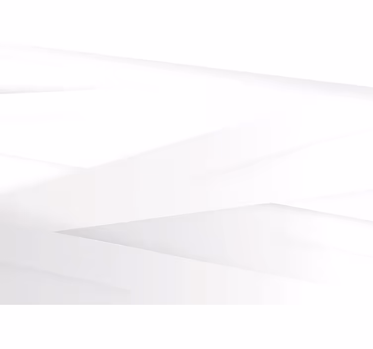 White window blind with abstract white pattern - TenStickers