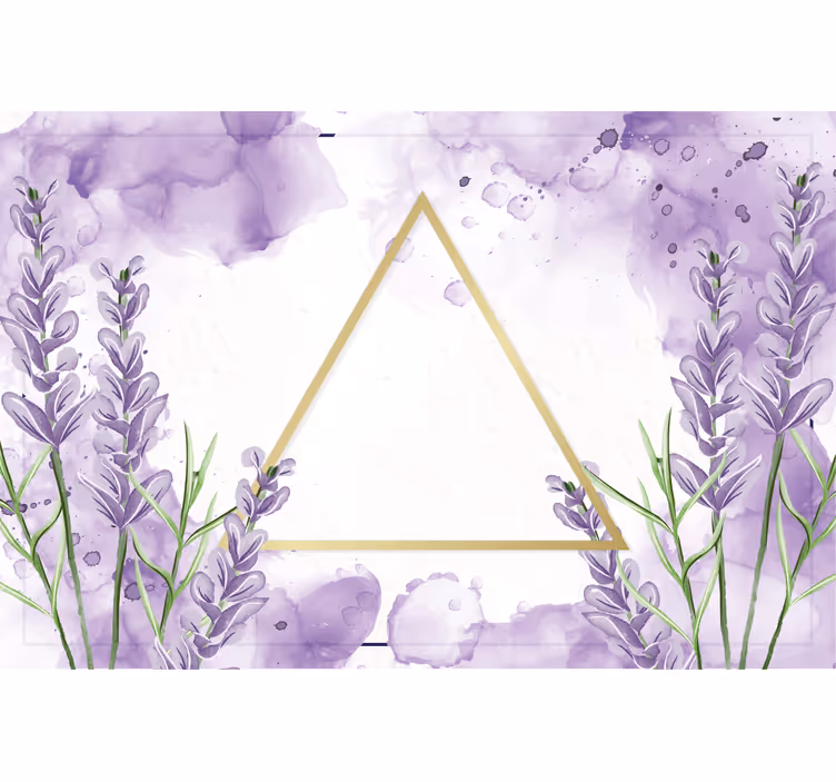 Blind purple digital lavender triangle - TenStickers