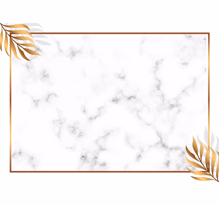White window blind with luxury marble design - TenStickers