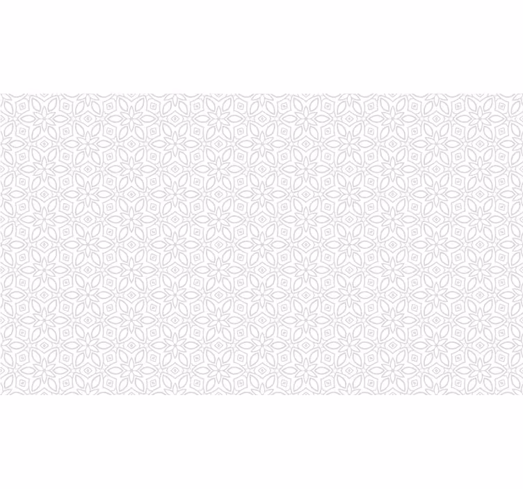 White window blind floral hydraulic - TenStickers