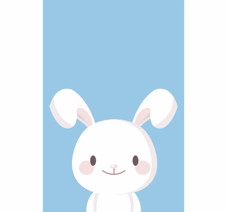 White rabbit Nordic blind - TenStickers