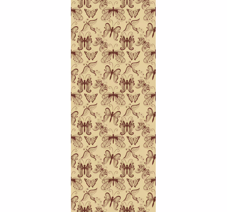 butterfly mehndi style Elegant blind - TenStickers