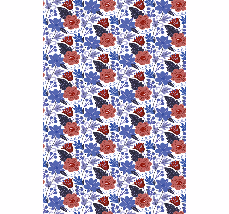 Multi-color flower pattern Flower blind - TenStickers