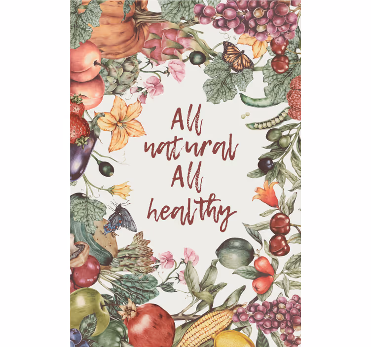 All natural and healthy blind kitchen - TenStickers